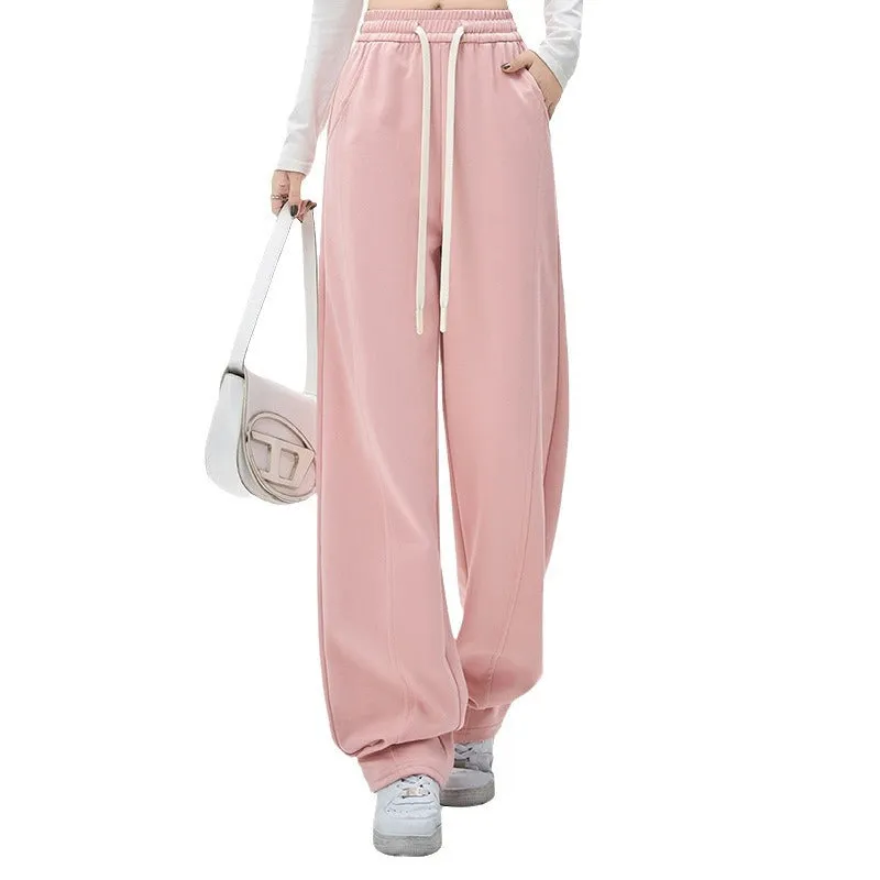 High Waist Loose Straight Pants