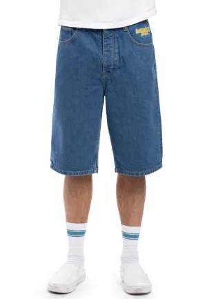 Homeboy Pantaloncino in jeans uomo baggy Lavaggio medio