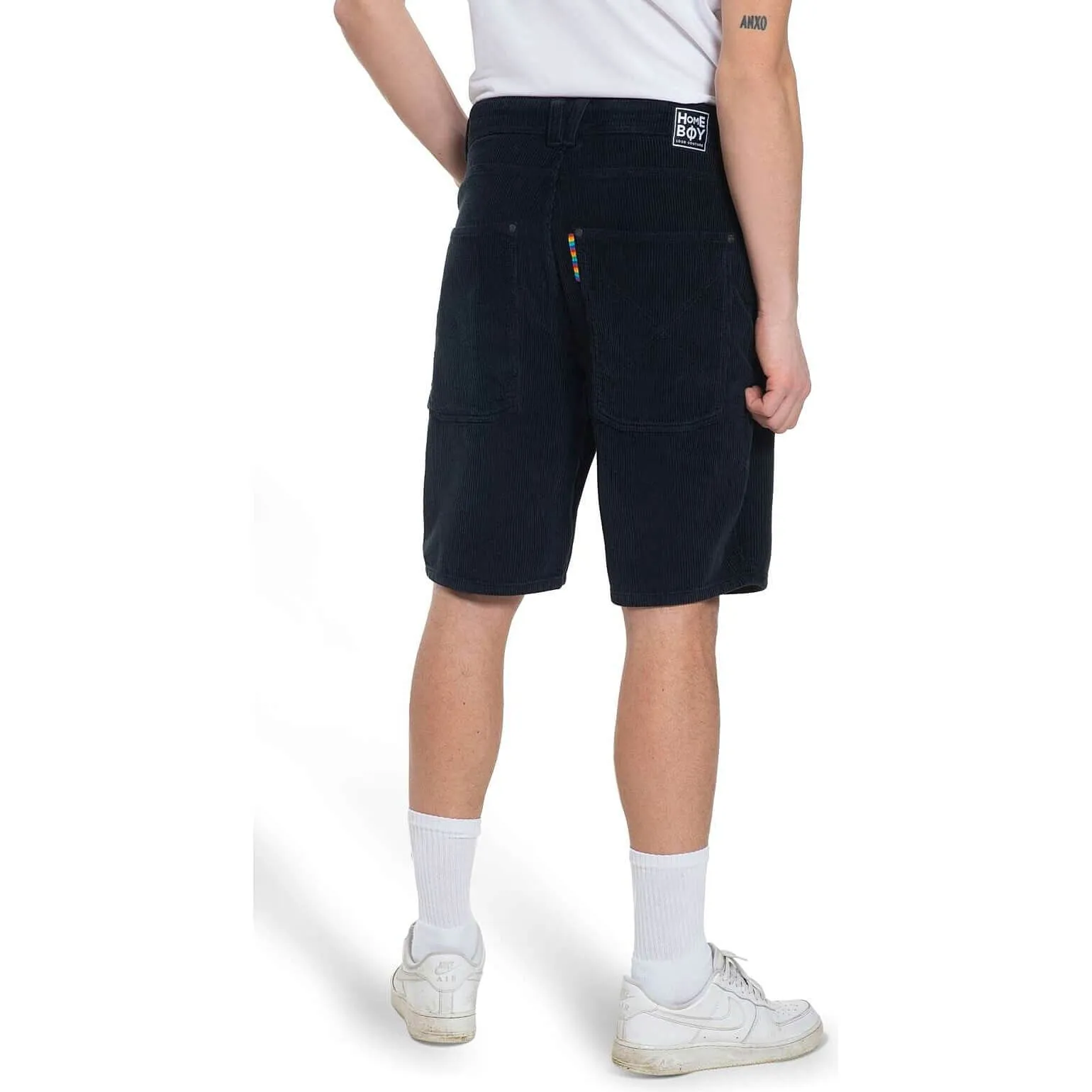 Homeboy X-Tra Baggy Cord Shorts Black