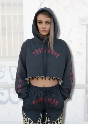 Hounds of North Cropped Hoodie