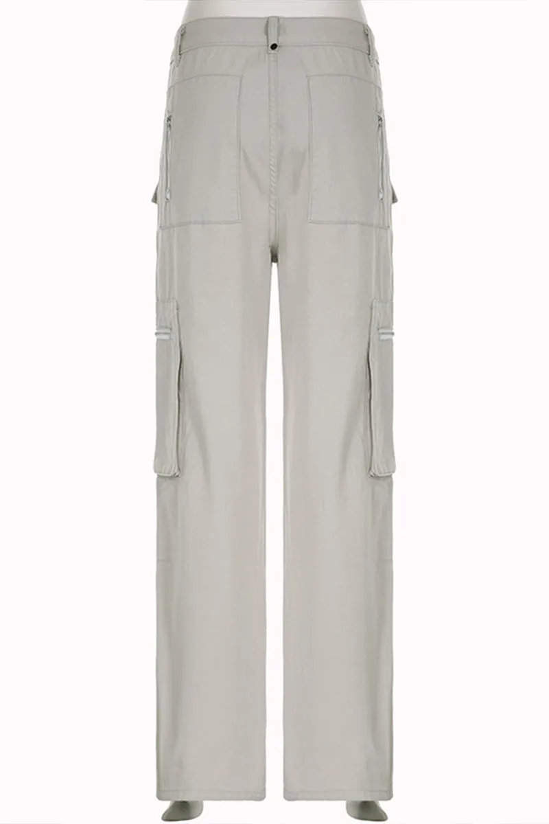 HPP1128 High-Waist Cargo Pants