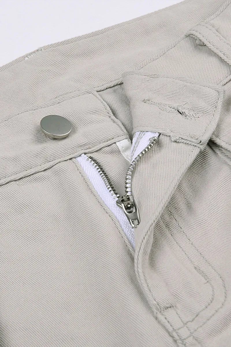 HPP1128 High-Waist Cargo Pants