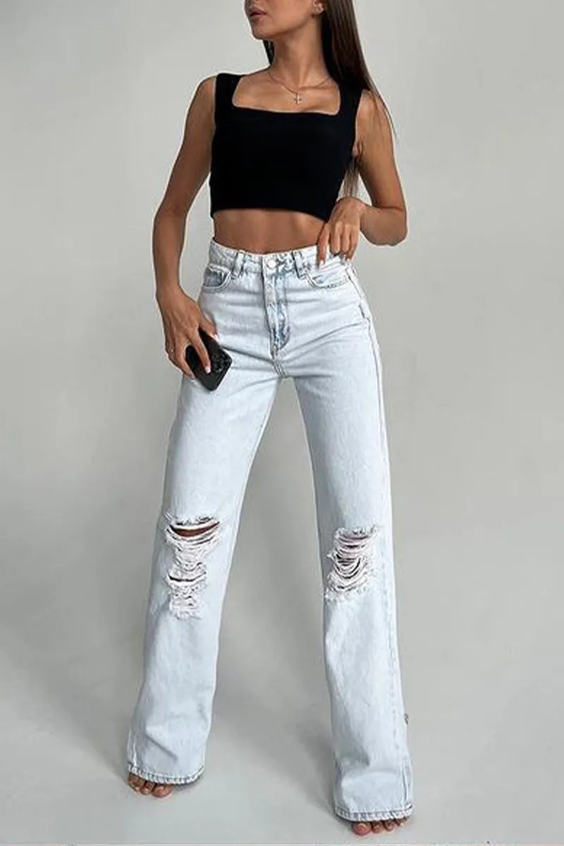 HPP1236 High-Waist Loop Pants