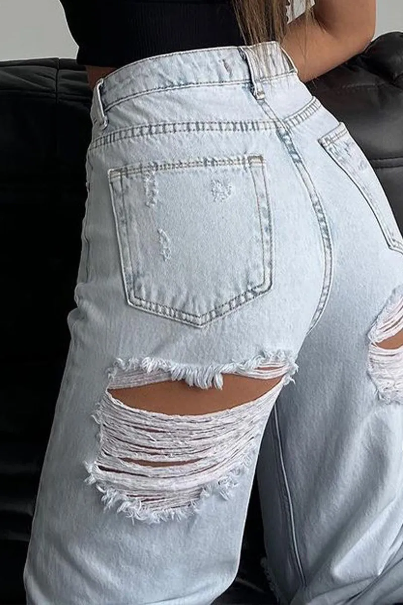 HPP1236 High-Waist Loop Pants