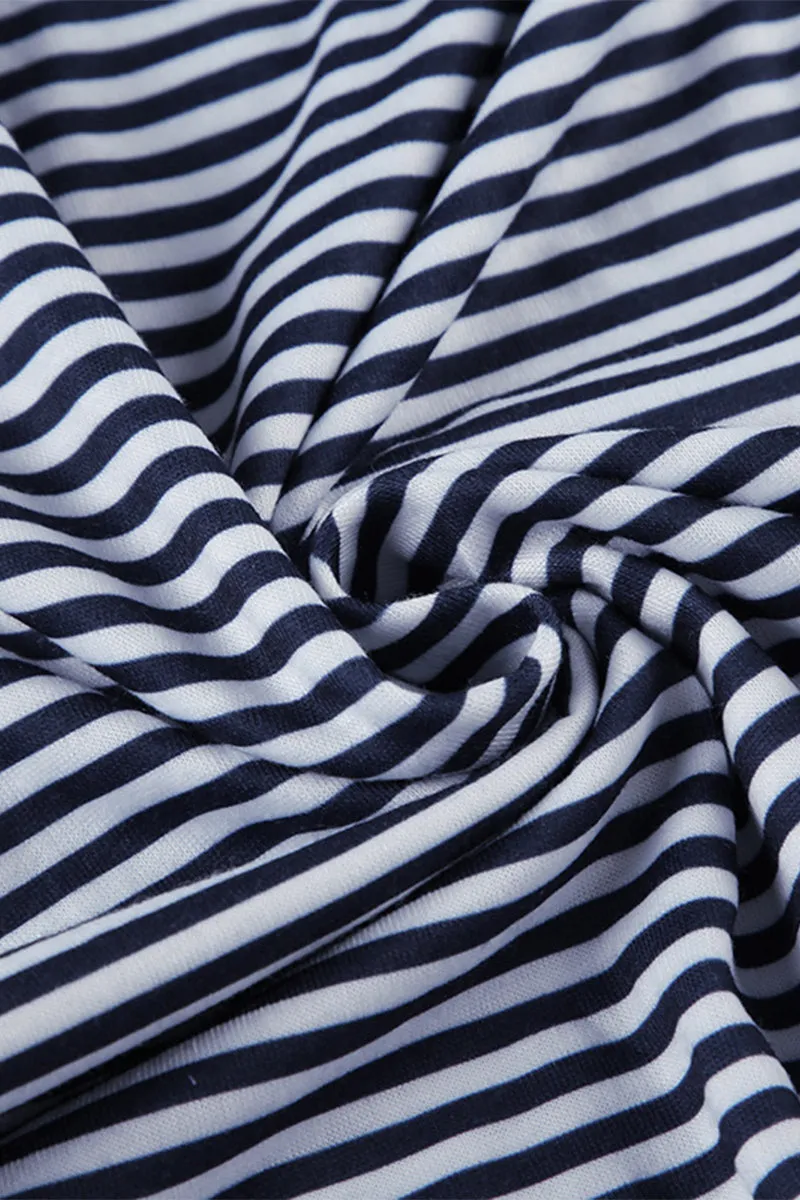HPQ1031 Striped Wide-Legged Pants