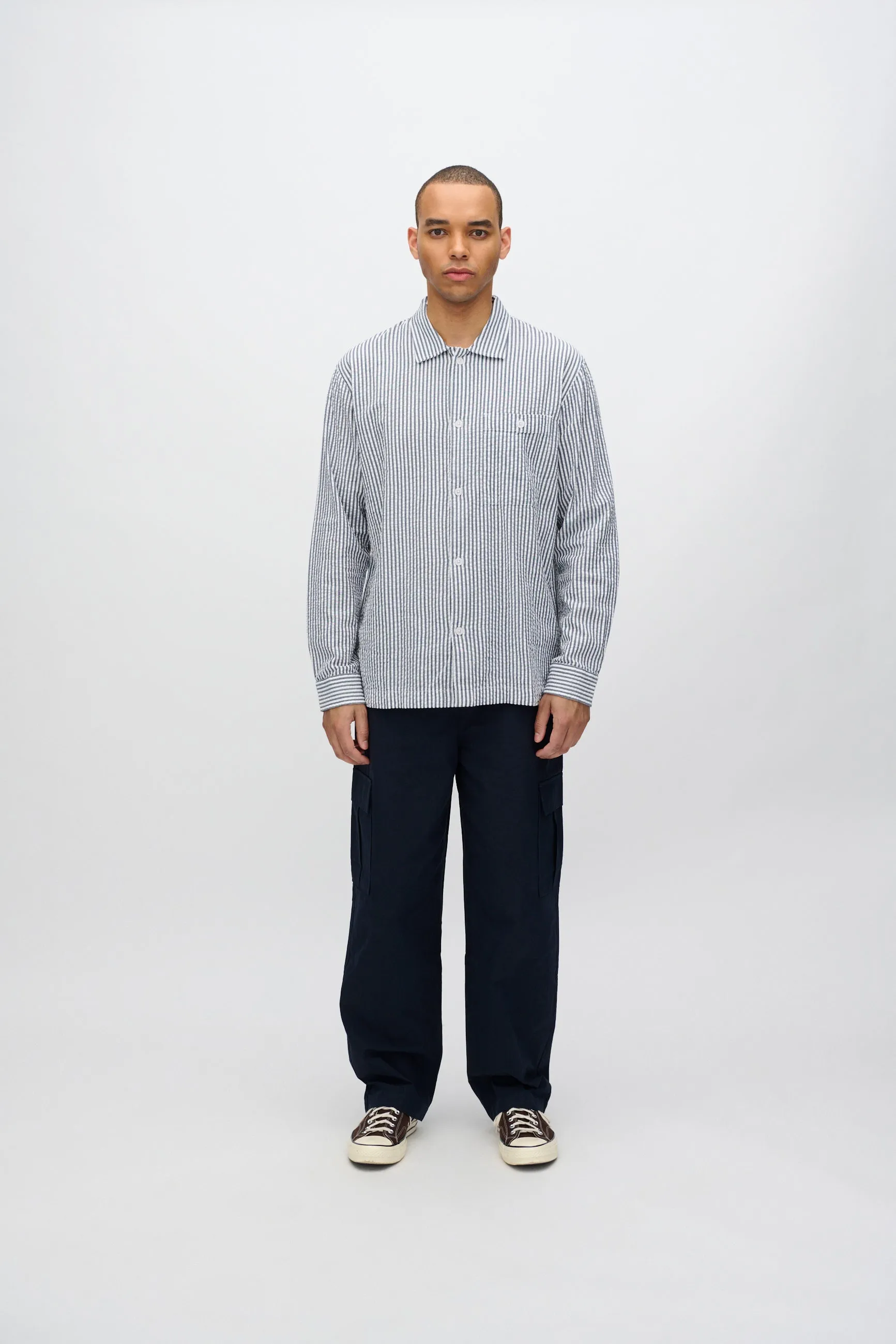 Huxley relaxed cargo pants 4233 - Sky Captain
