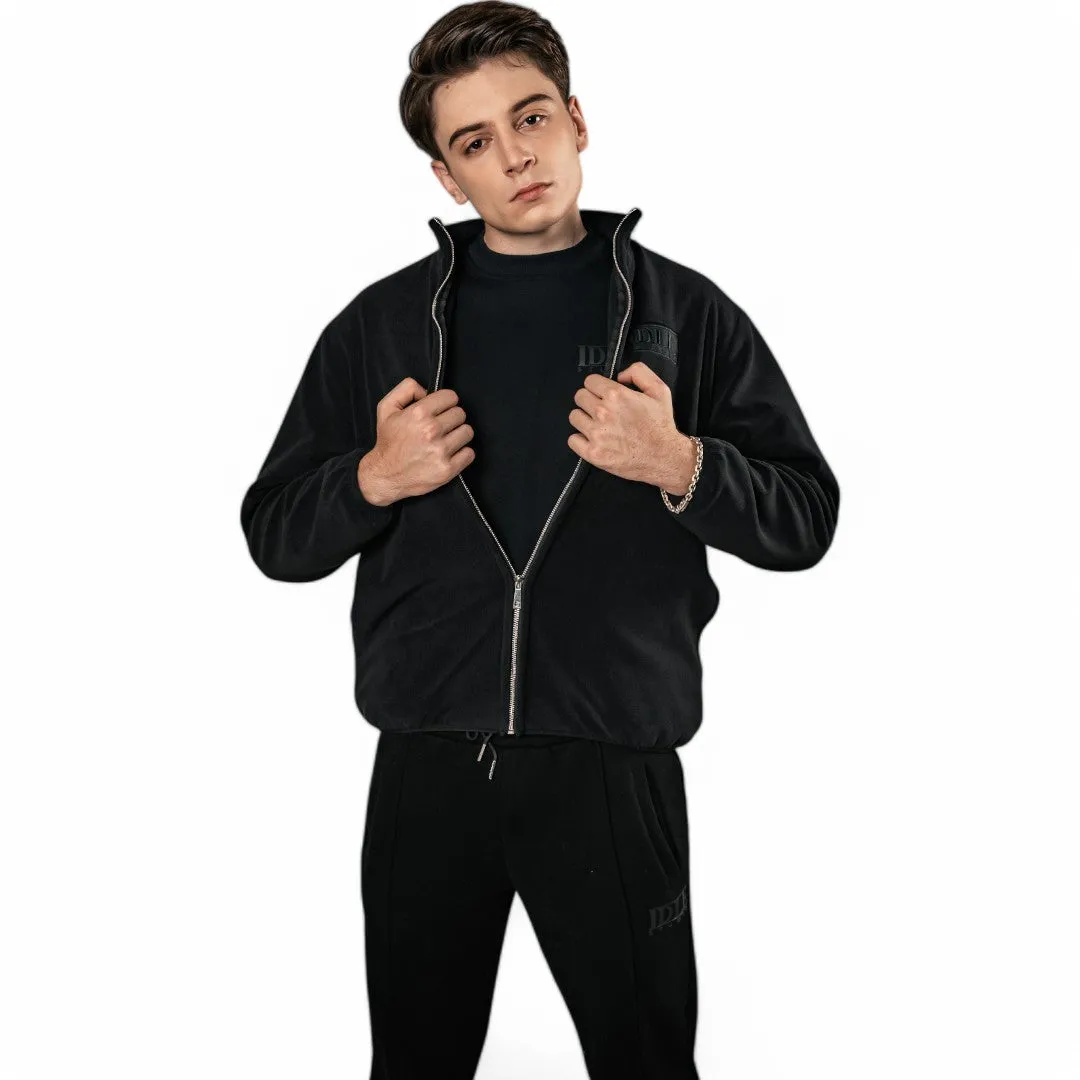 Idle Pleated Sweatpants - Jet Black