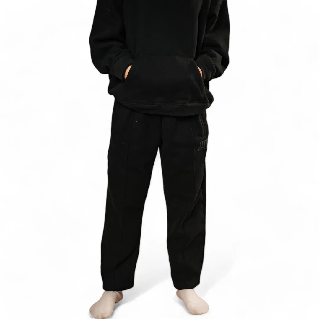 Idle Pleated Sweatpants - Jet Black