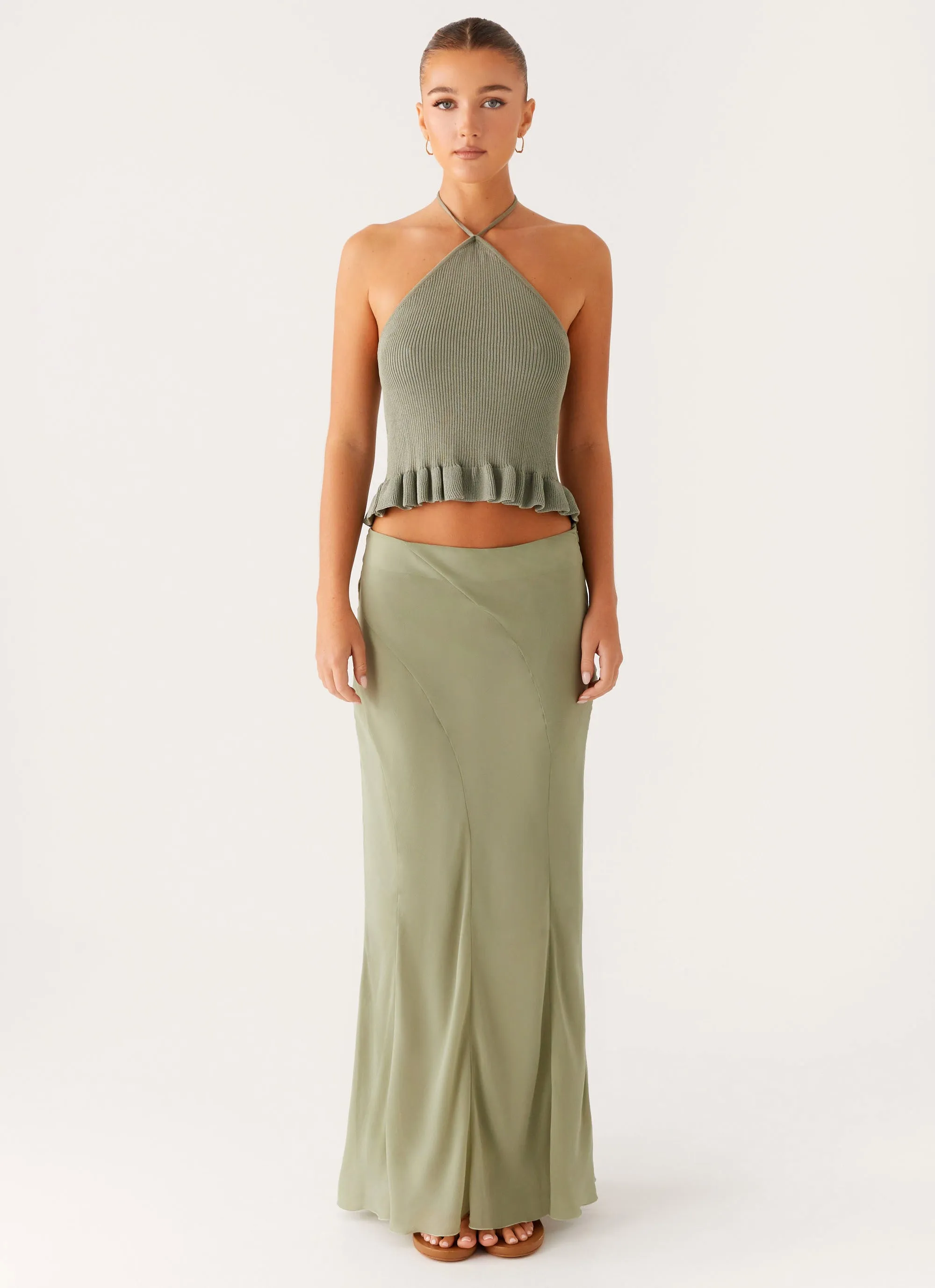 Idola Knit Top - Sage