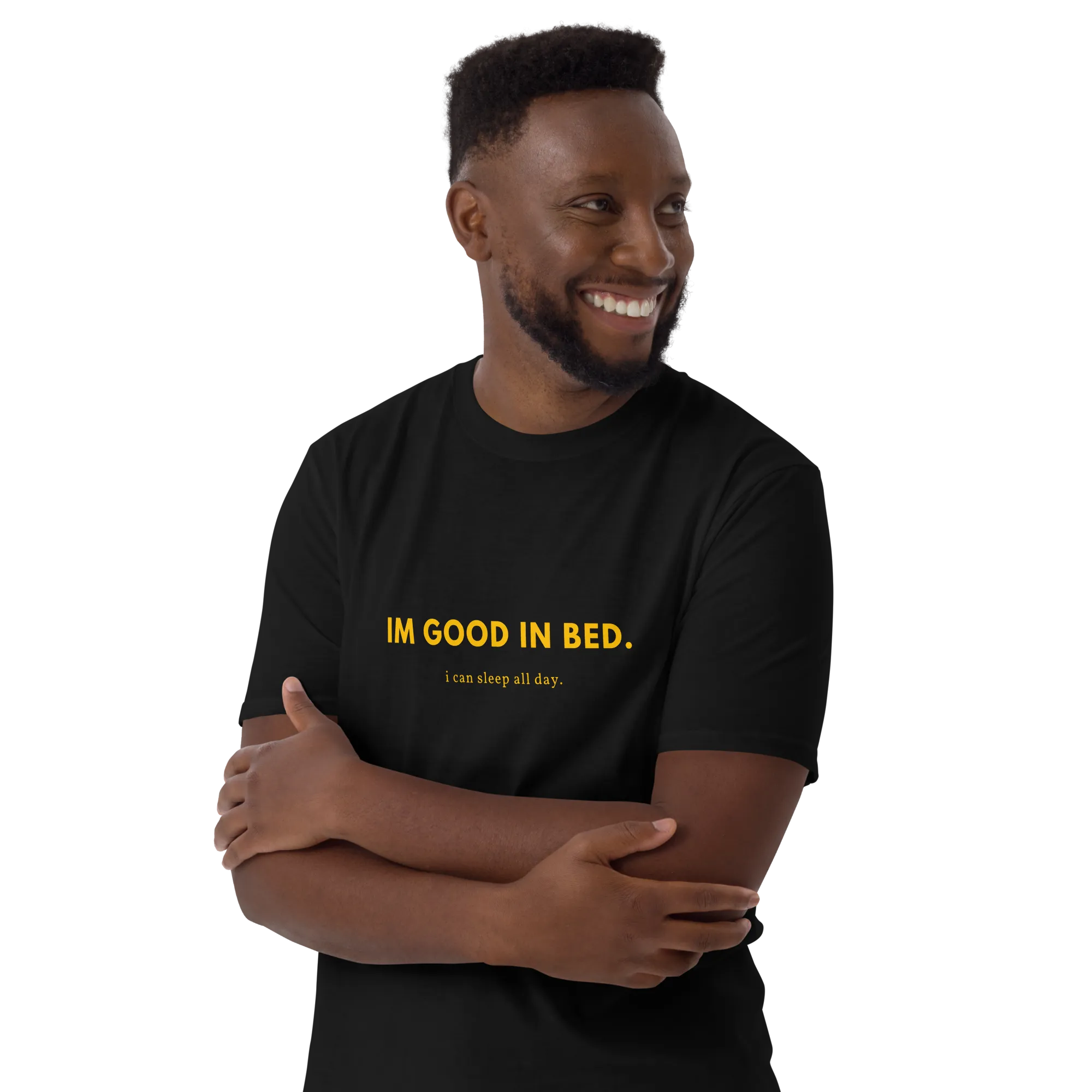 I'm good in bed - Men's Soft T-Shirt