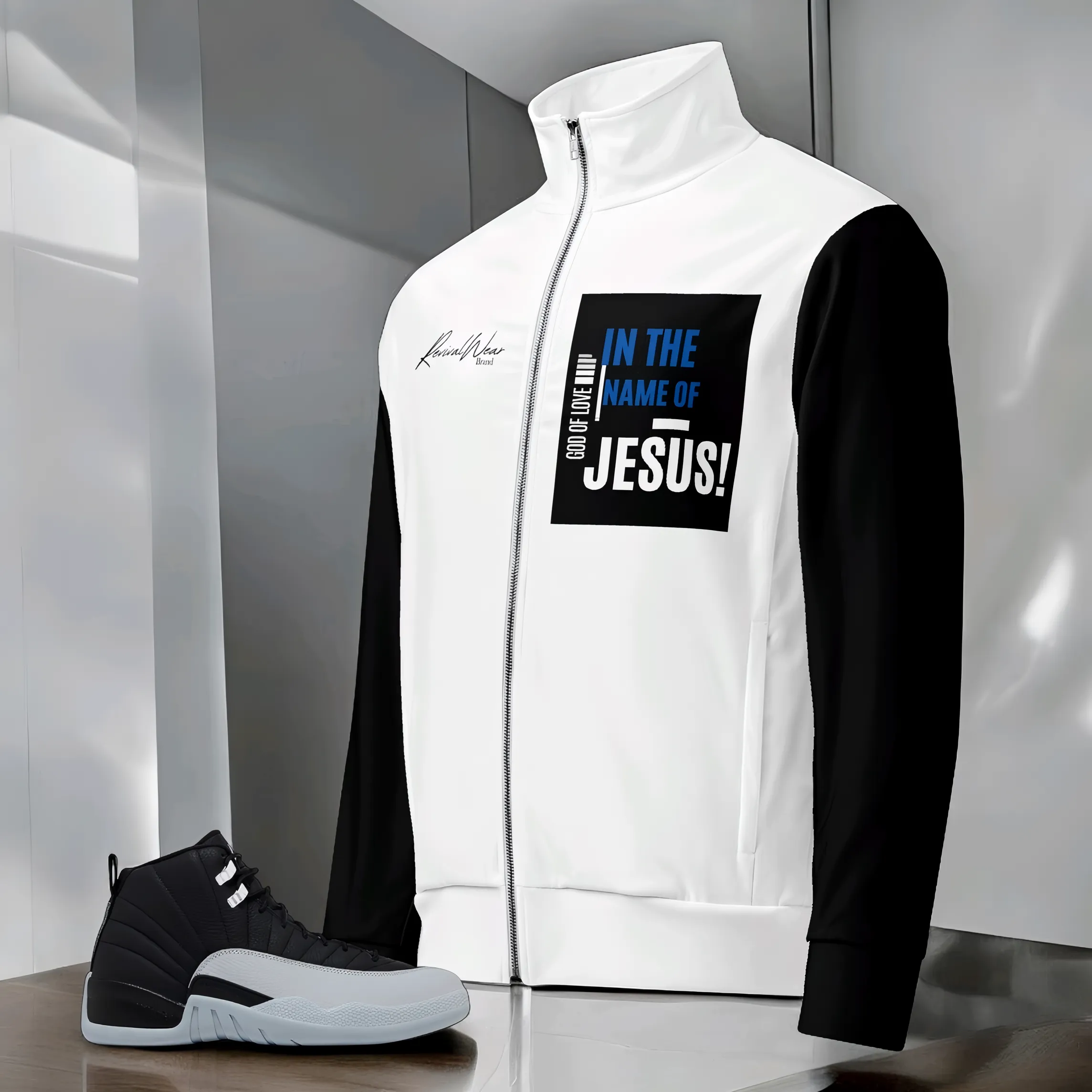 In The Name of JESUS Men's track jacket