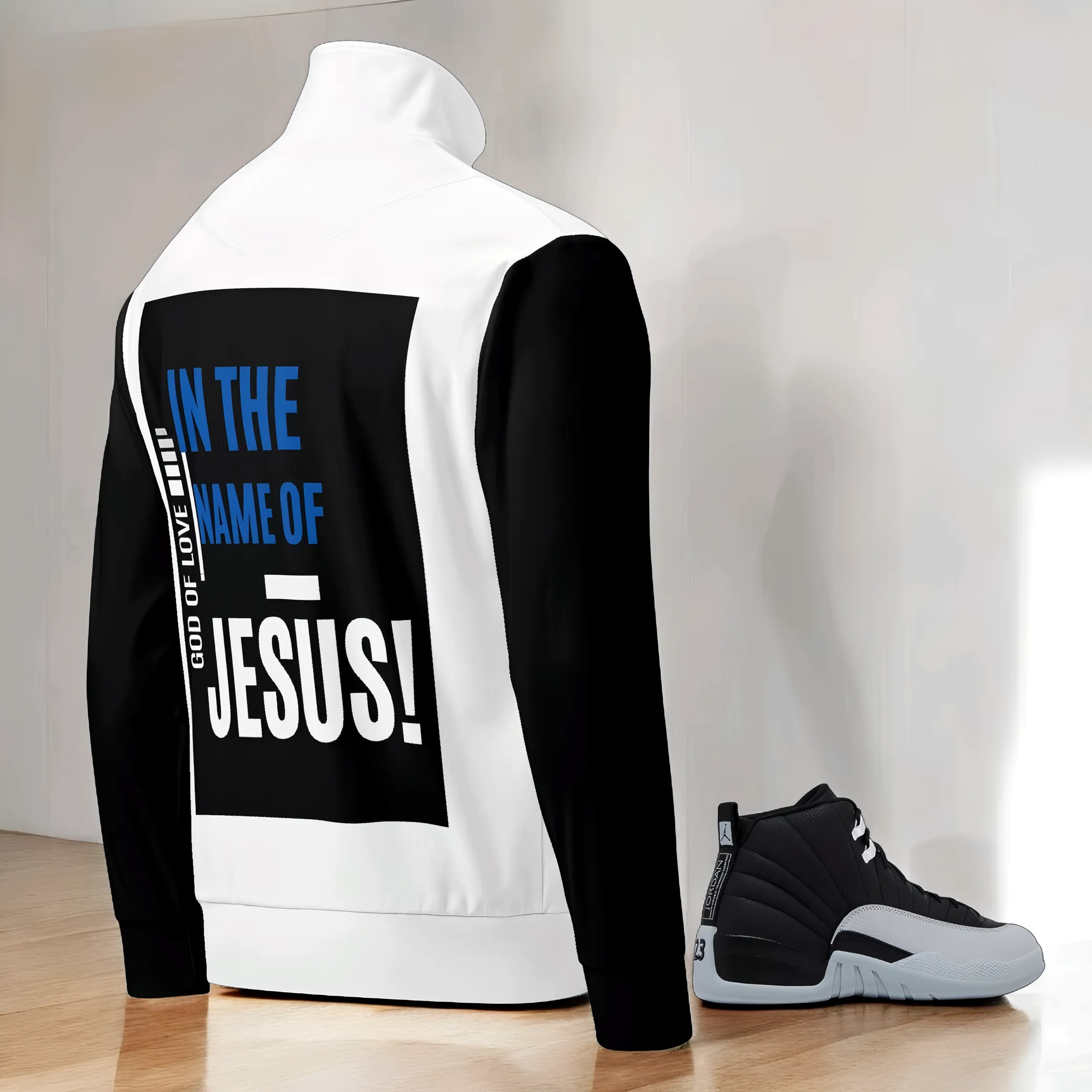 In The Name of JESUS Men's track jacket