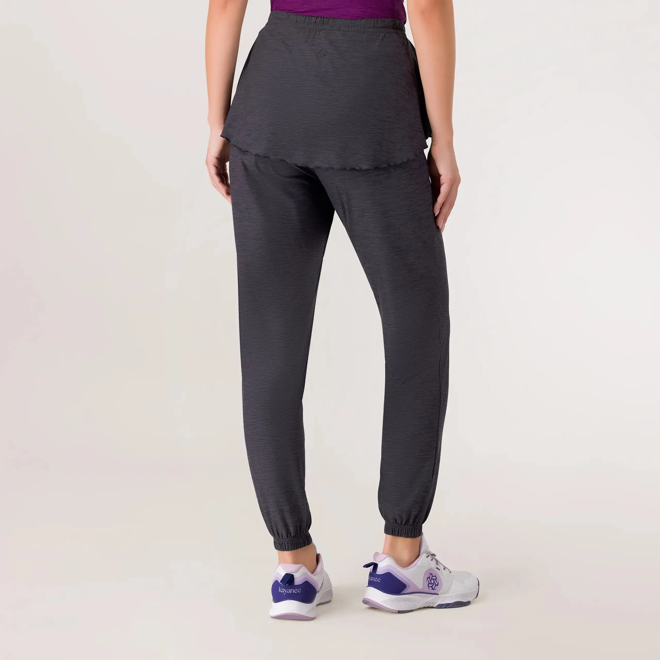 Inner Beat Dance Pants with Skirt - KDF CHARCOAL