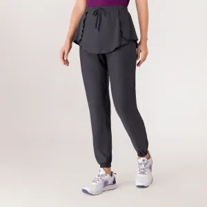 Inner Beat Dance Pants with Skirt - KDF CHARCOAL