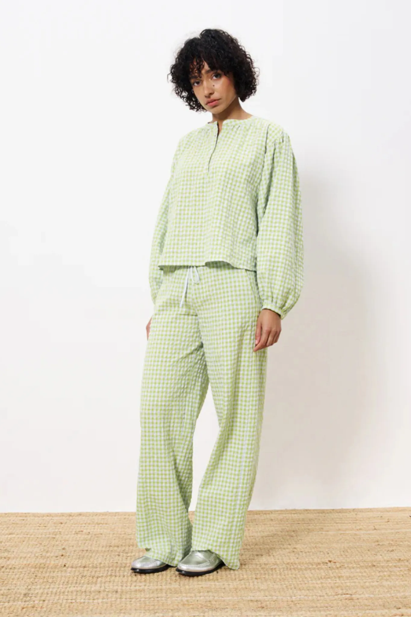ISMERY PANTS - CITRON GREEN