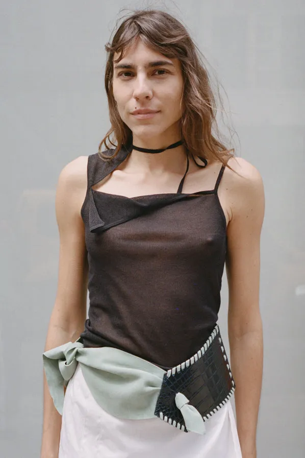 IVO TOP, BLACK