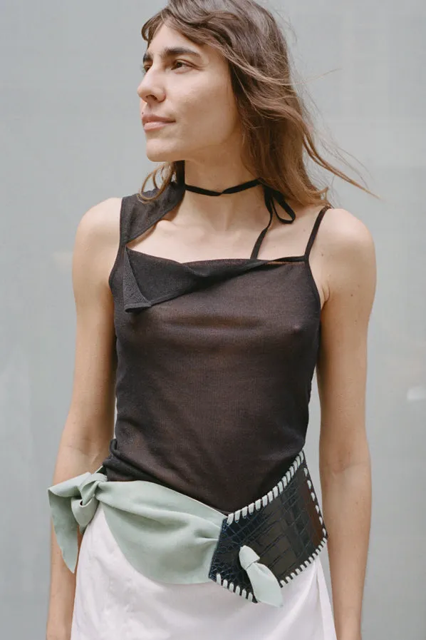 IVO TOP, BLACK