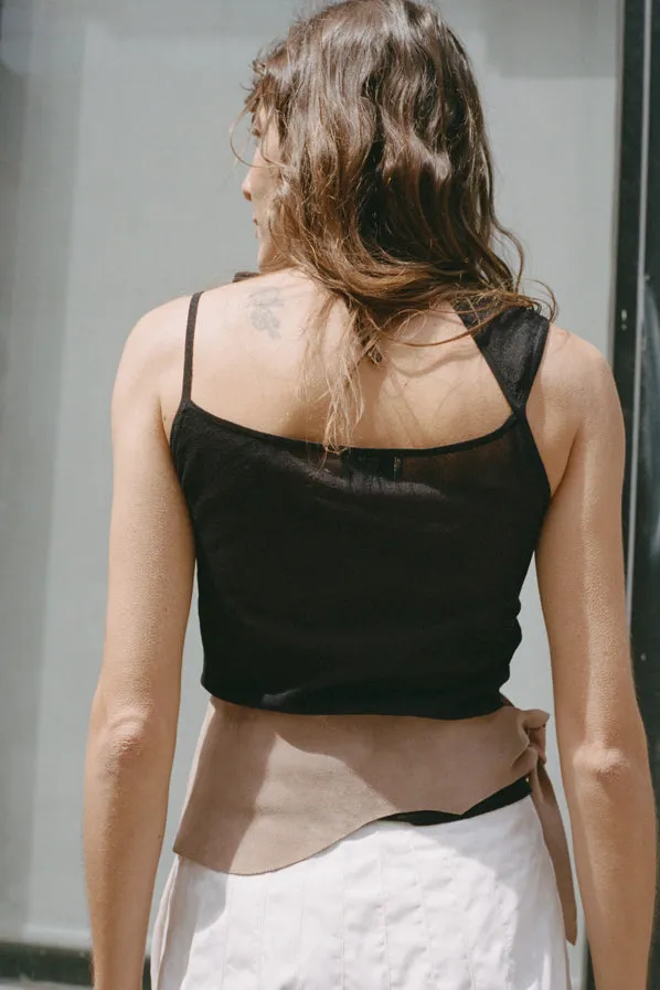 IVO TOP, BLACK