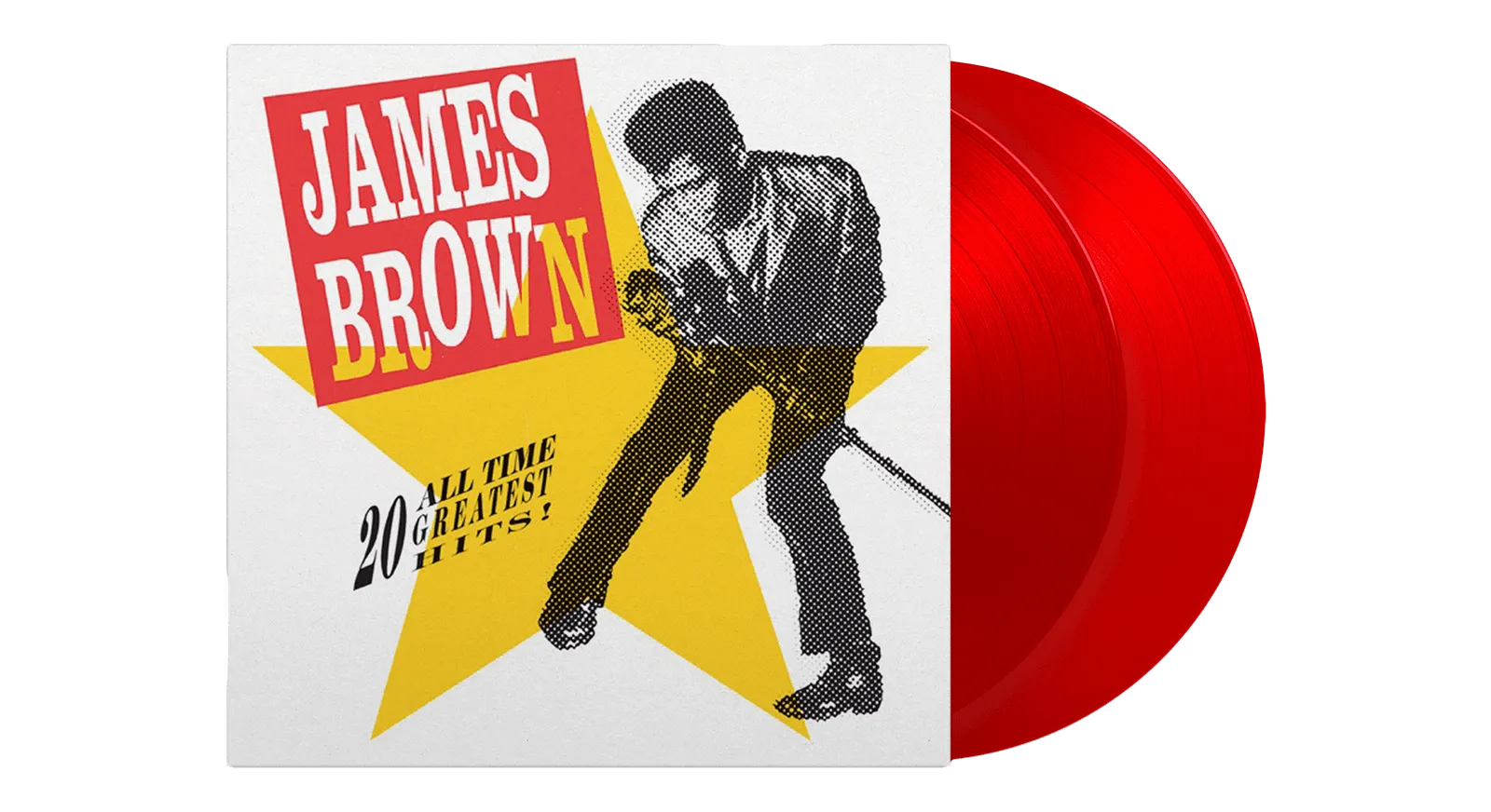 James Brown : 20 All Time Greatest Hits (Red Vinyl)