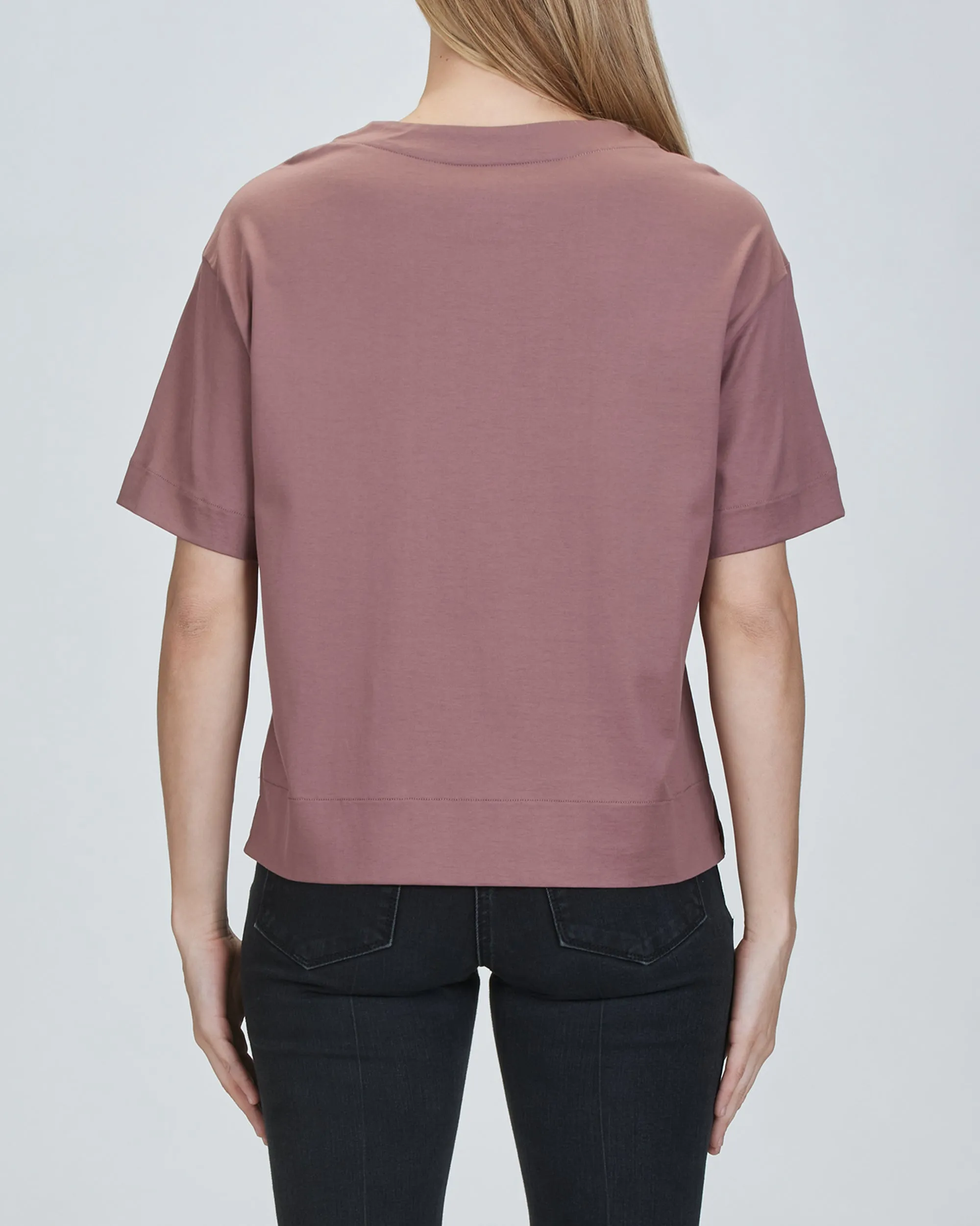 Jamie Boxy Boat Neck T-Shirt
