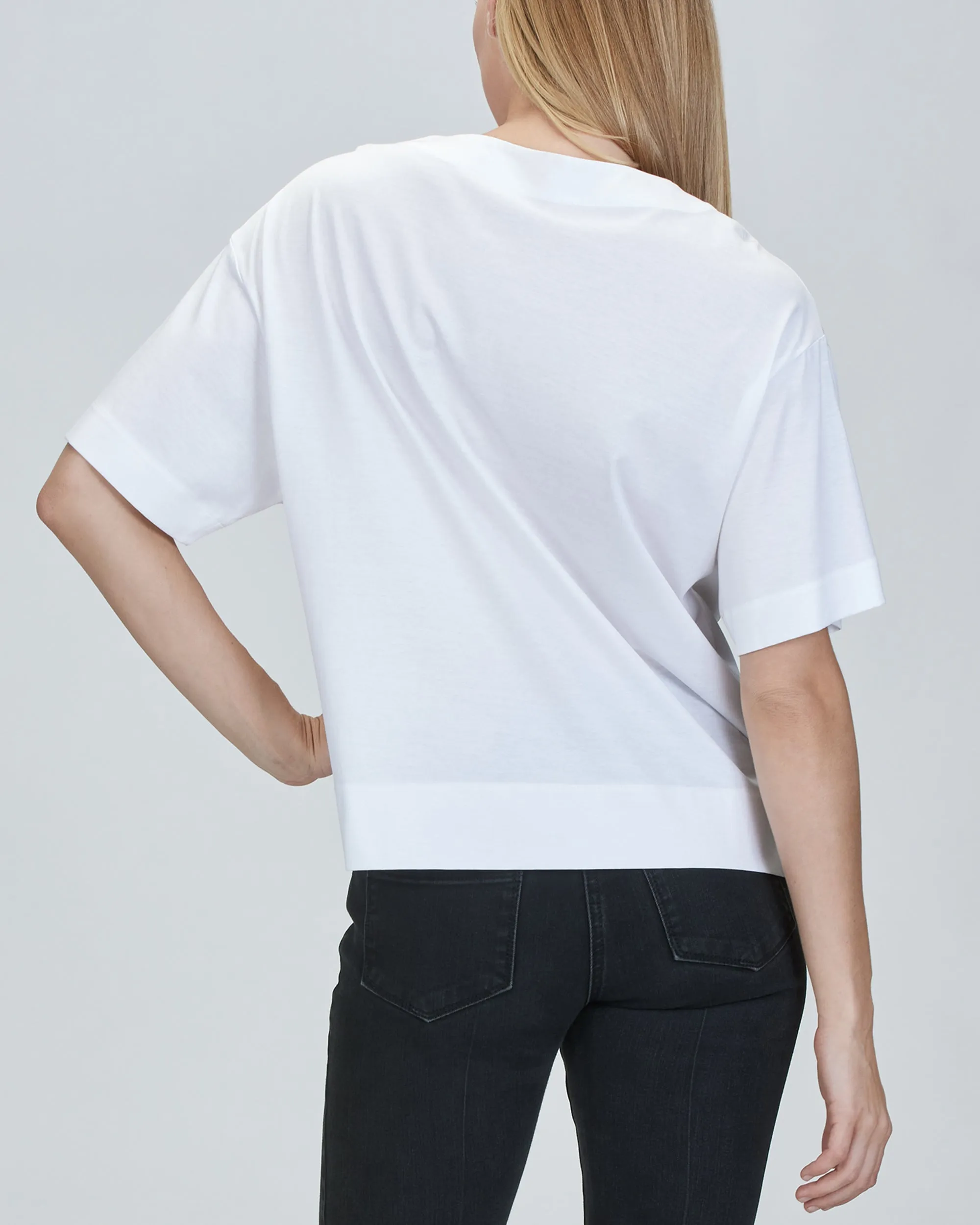 Jamie Boxy Boat Neck T-Shirt