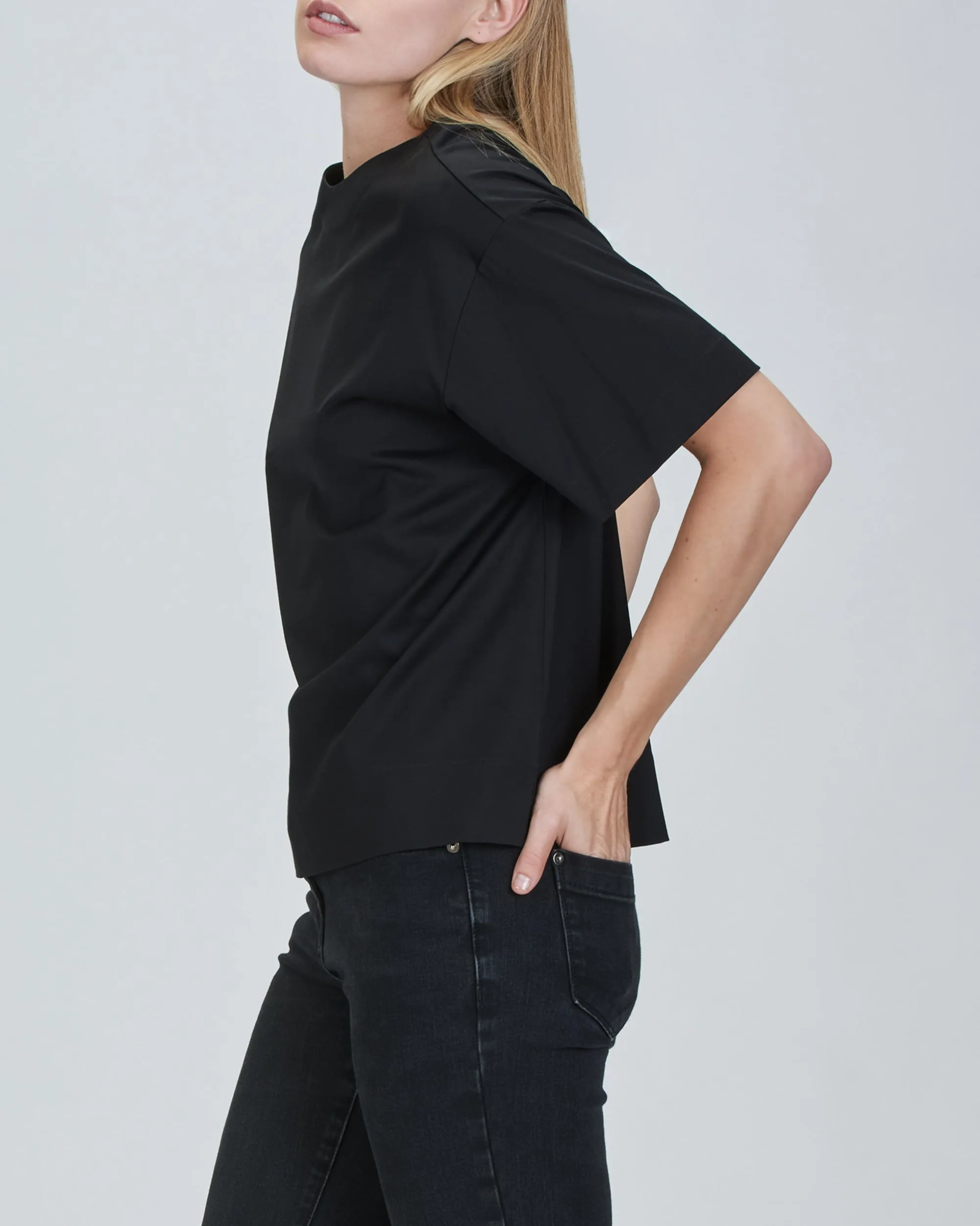 Jamie Boxy Boat Neck T-Shirt