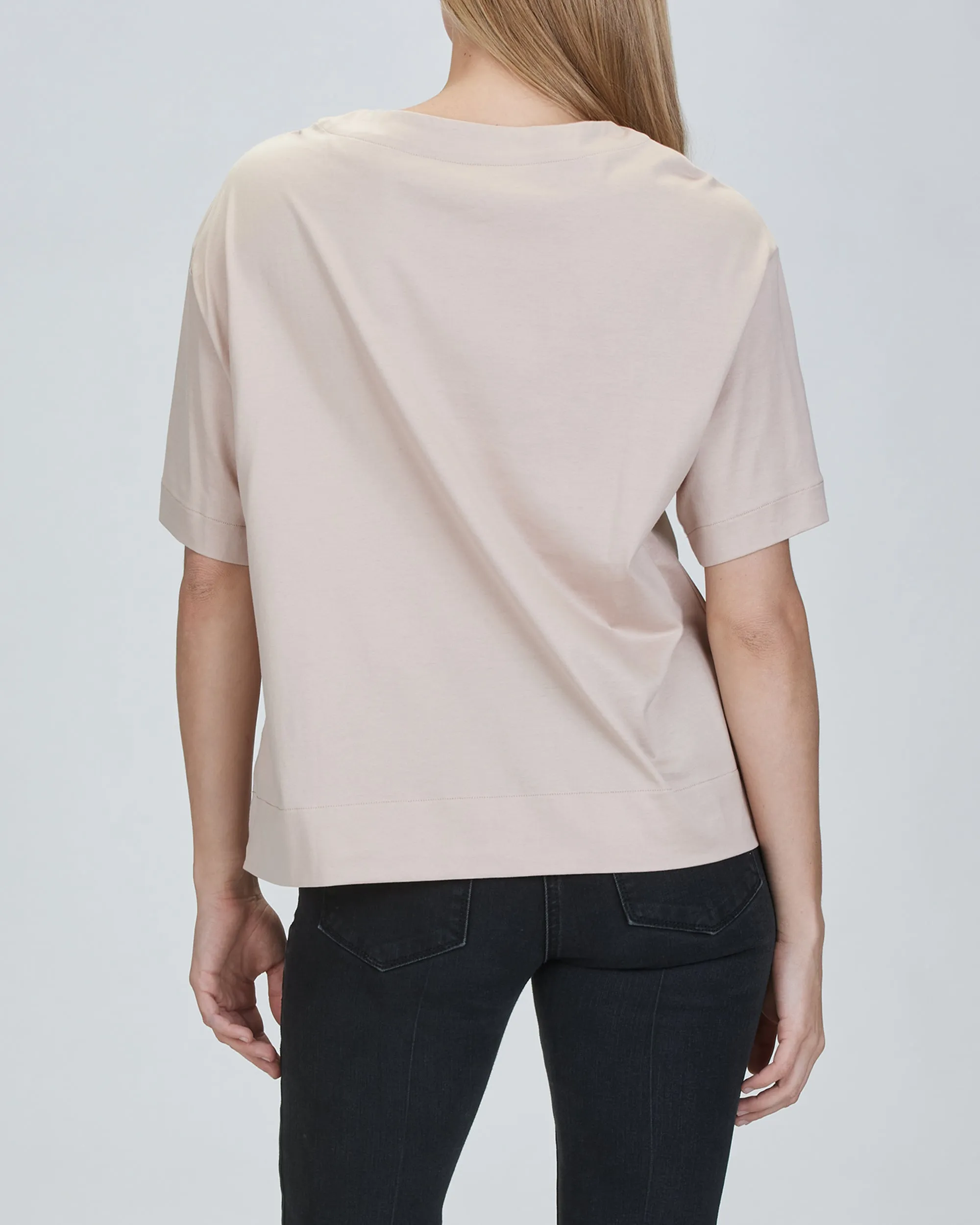 Jamie Boxy Boat Neck T-Shirt