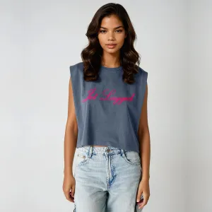 Jet Lagged Garment Dyed Muscle Tee