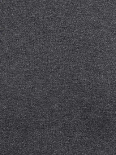 Jockey Women's Plain Regular fit T-Shirt (AW27_Black Melange Large)