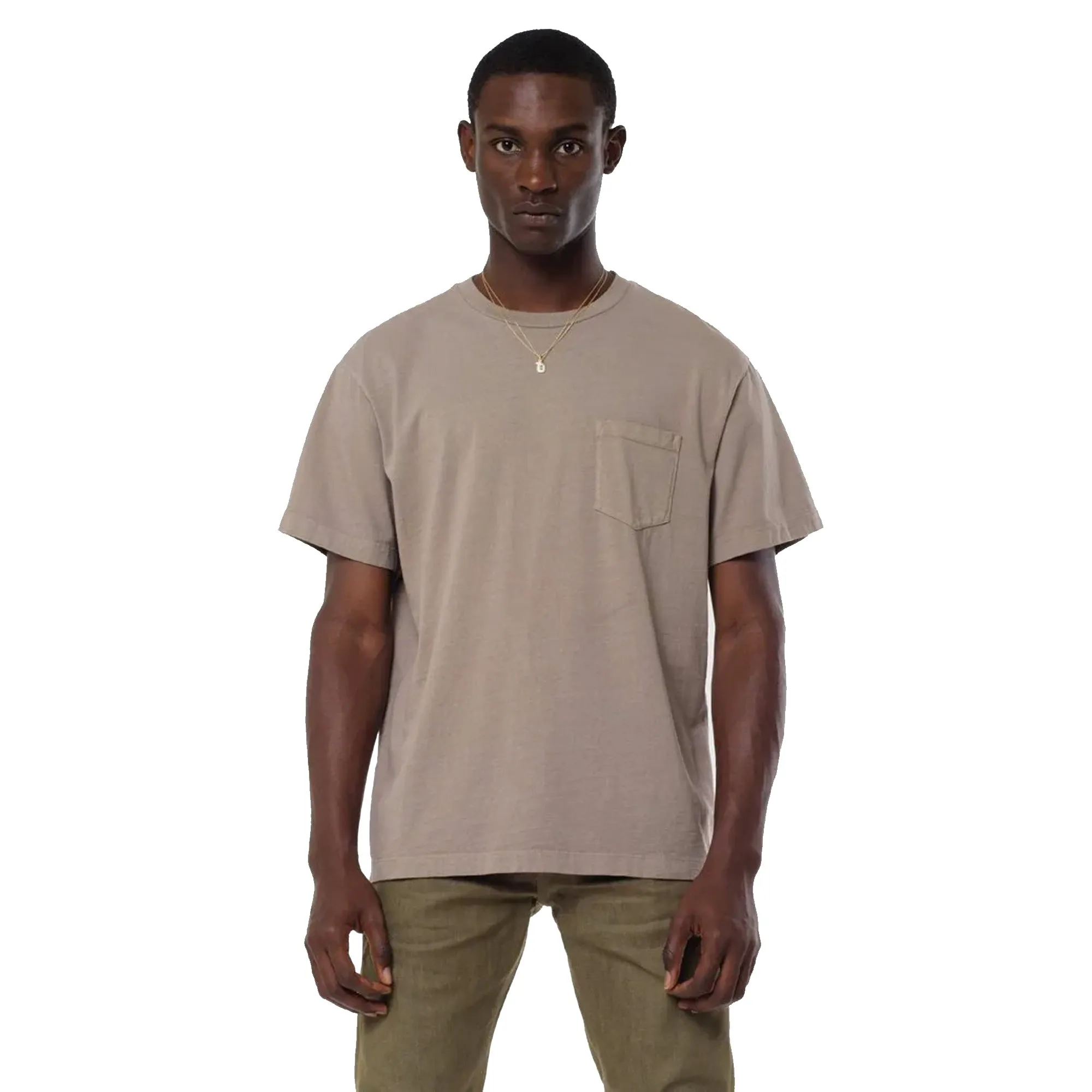 John Elliot Mens Lucky Pocket Tee 'Dust'