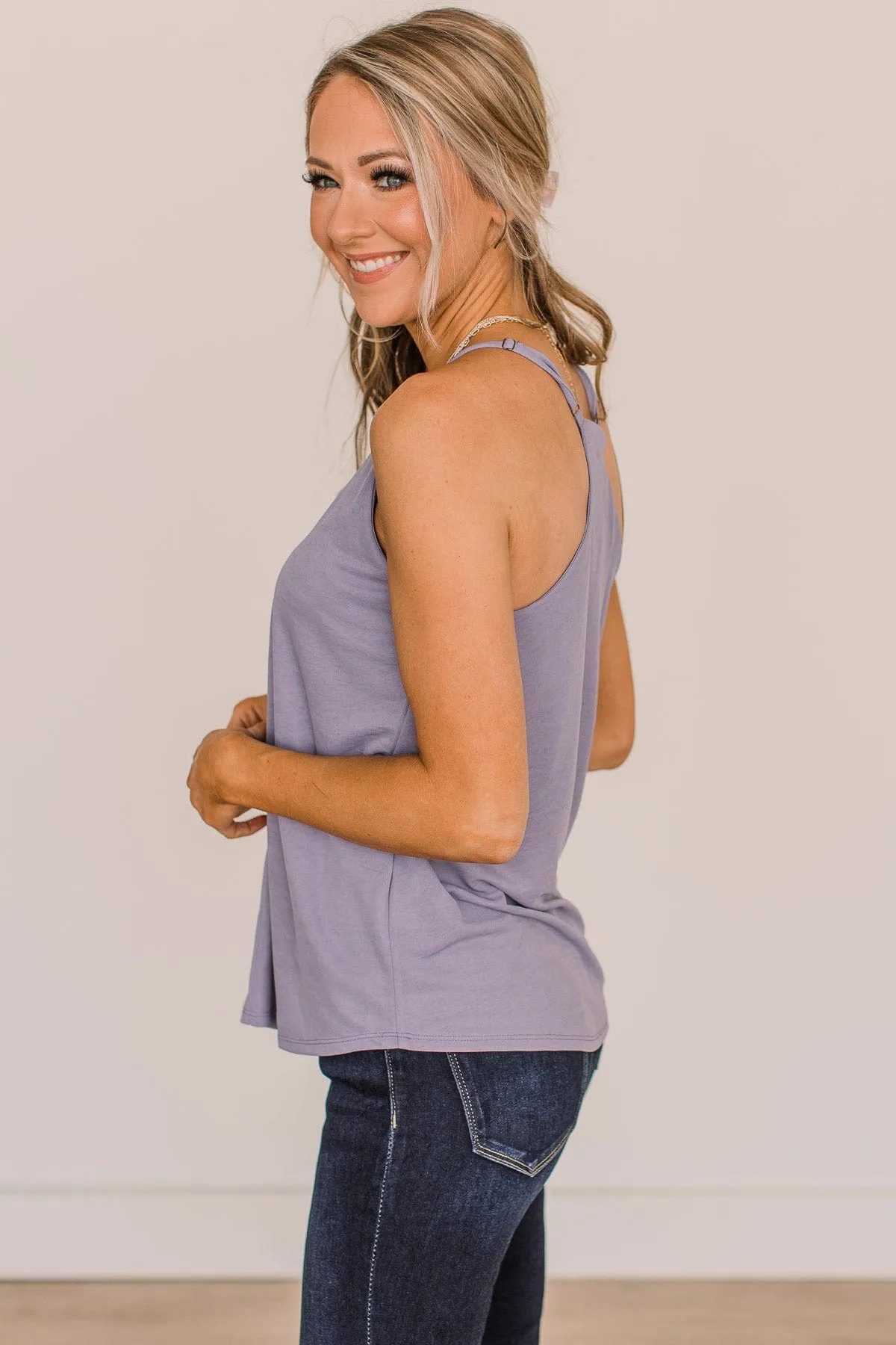 Just You And Me Tank Top- Lavender