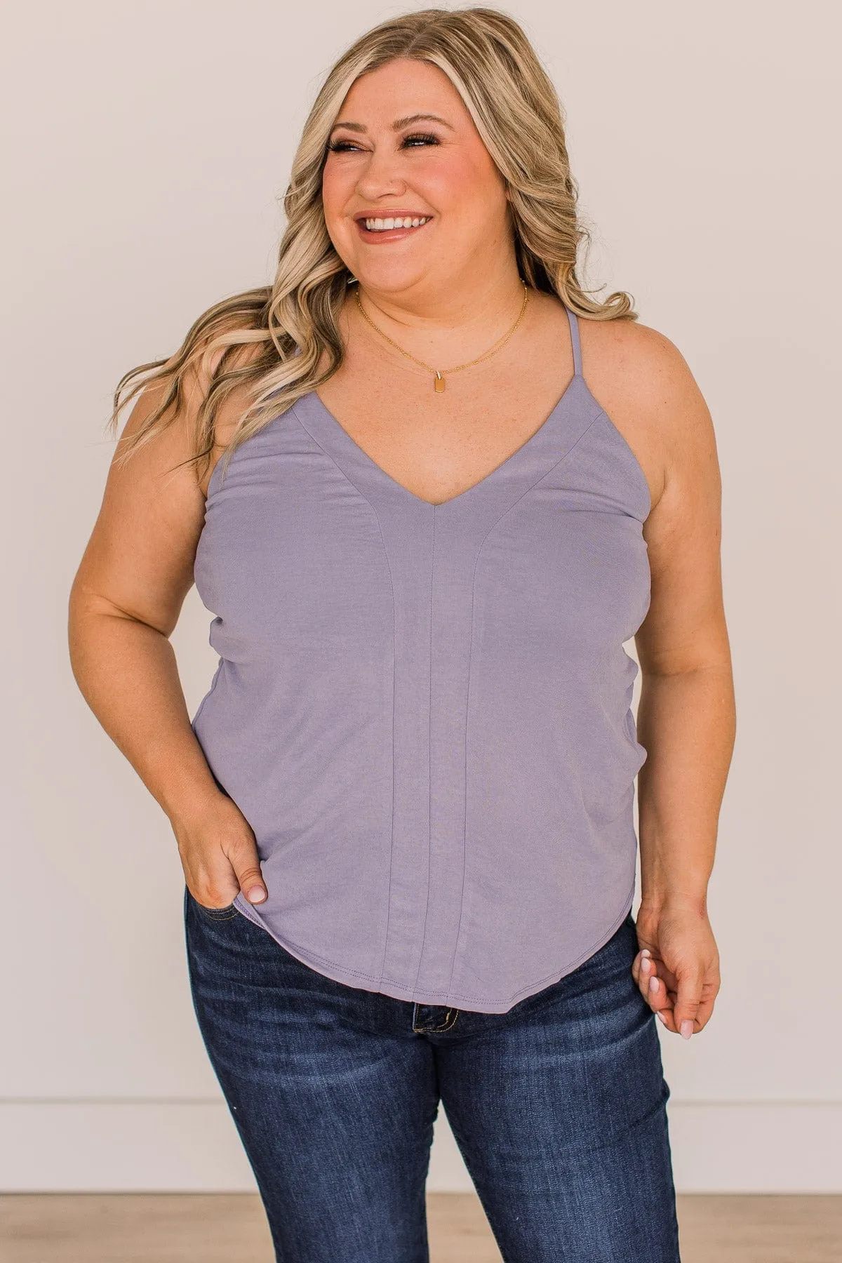 Just You And Me Tank Top- Lavender