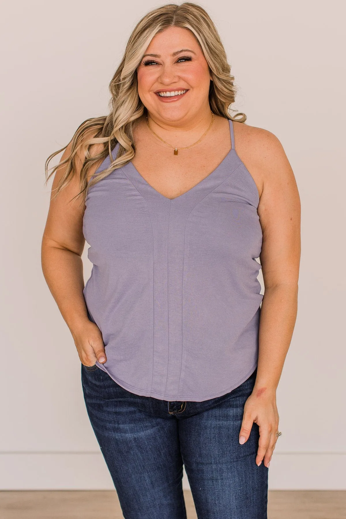 Just You And Me Tank Top- Lavender