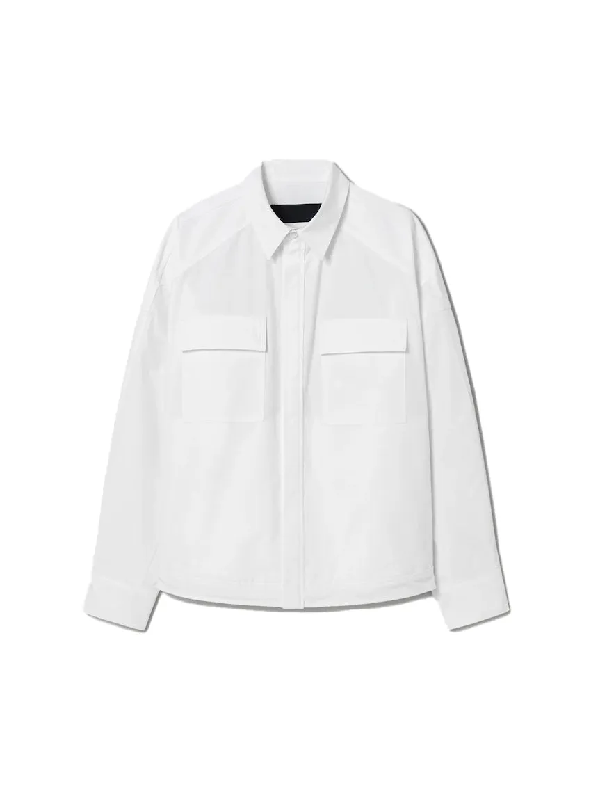 JuunJ Skin Front Pocket Hem String Shirt