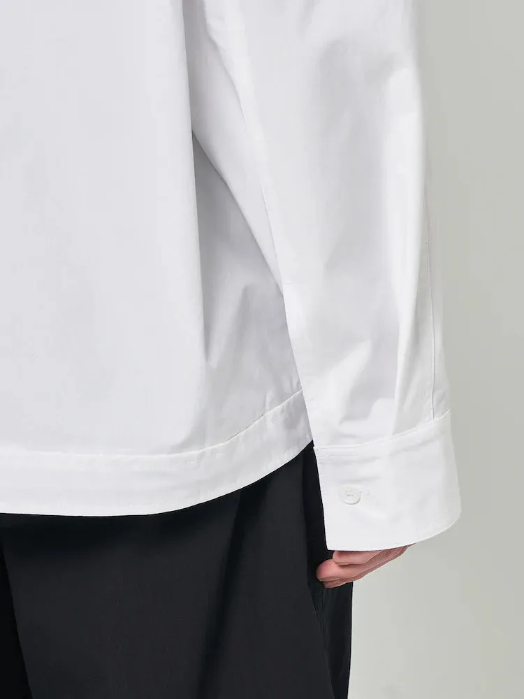 JuunJ Skin Front Pocket Hem String Shirt