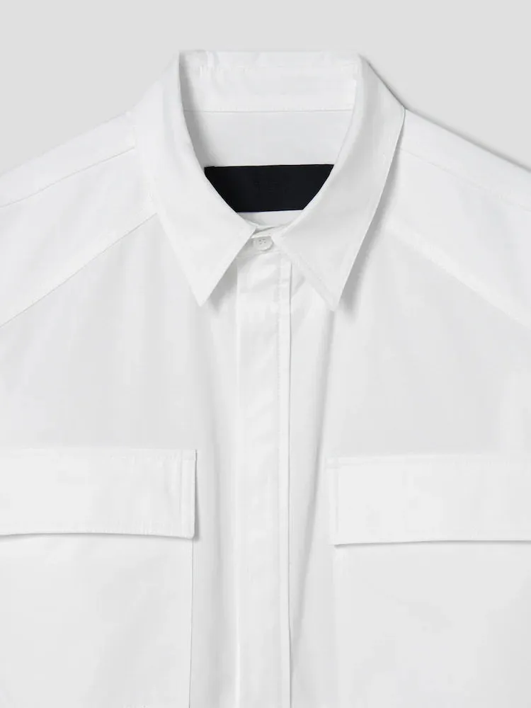 JuunJ Skin Front Pocket Hem String Shirt