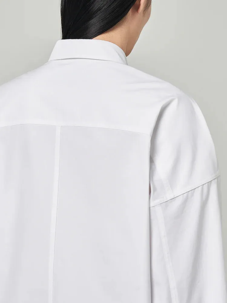 JuunJ Skin Front Pocket Hem String Shirt