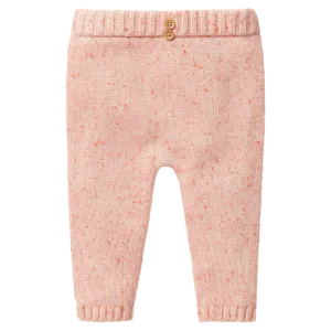 Knitted Legging - Silver Peony Fleck