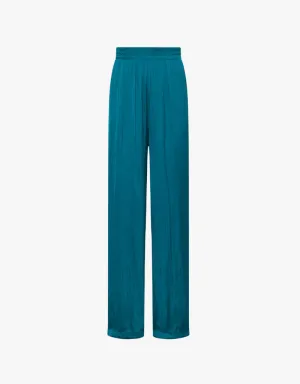 L'agence Lillian Wide Leg Pants in Ocean Teal