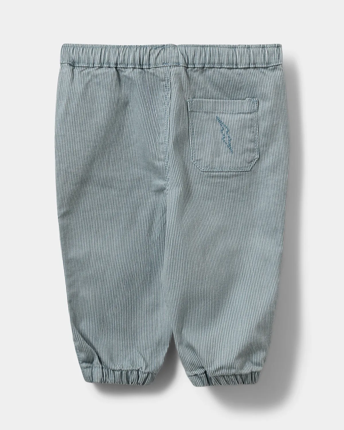 LAMOURSB TROUSERS - Blue denim Stripe
