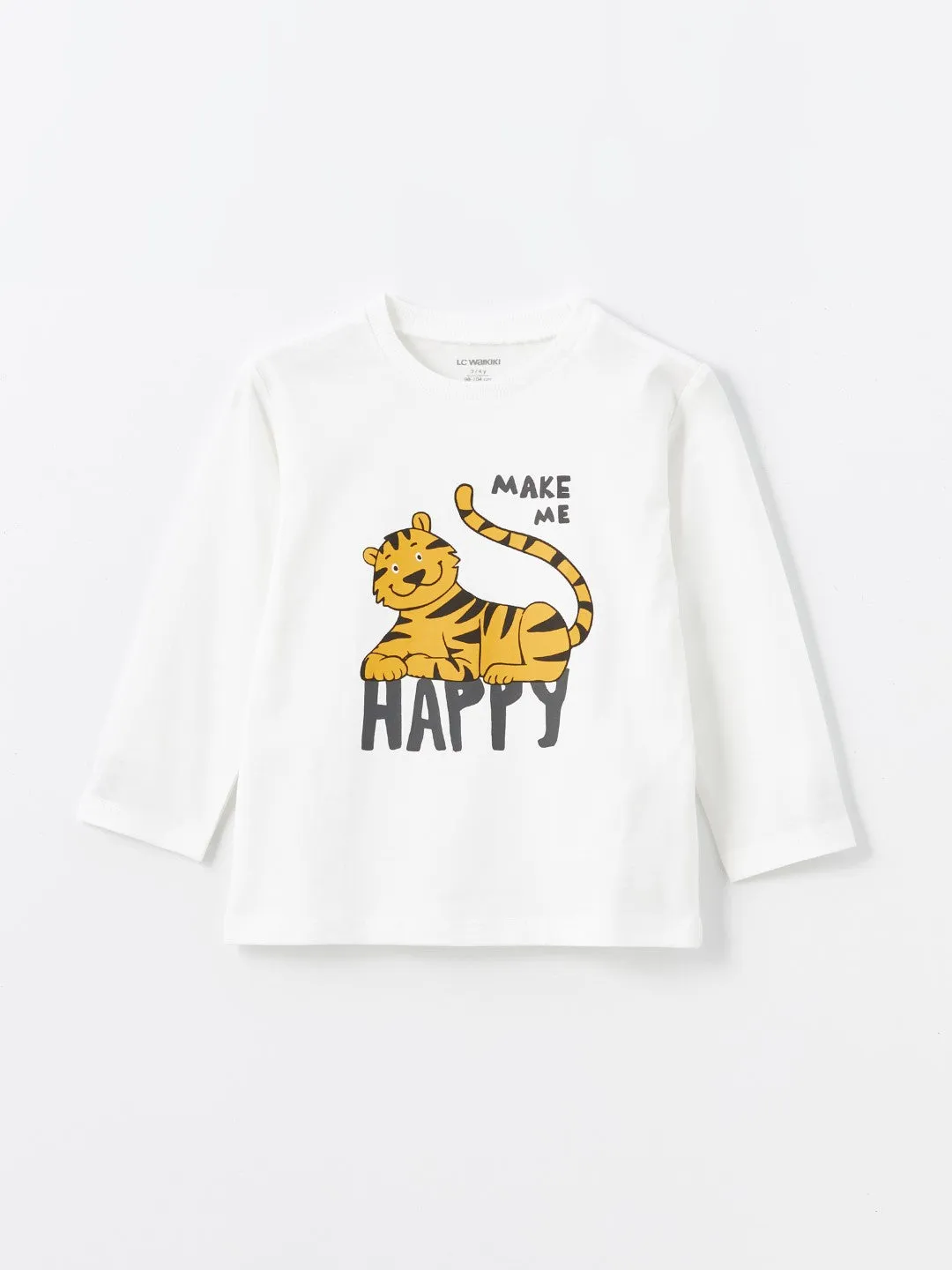 LCW baby

Ecru Crew Neck Long Sleeve Printed Baby Boy T-Shirt