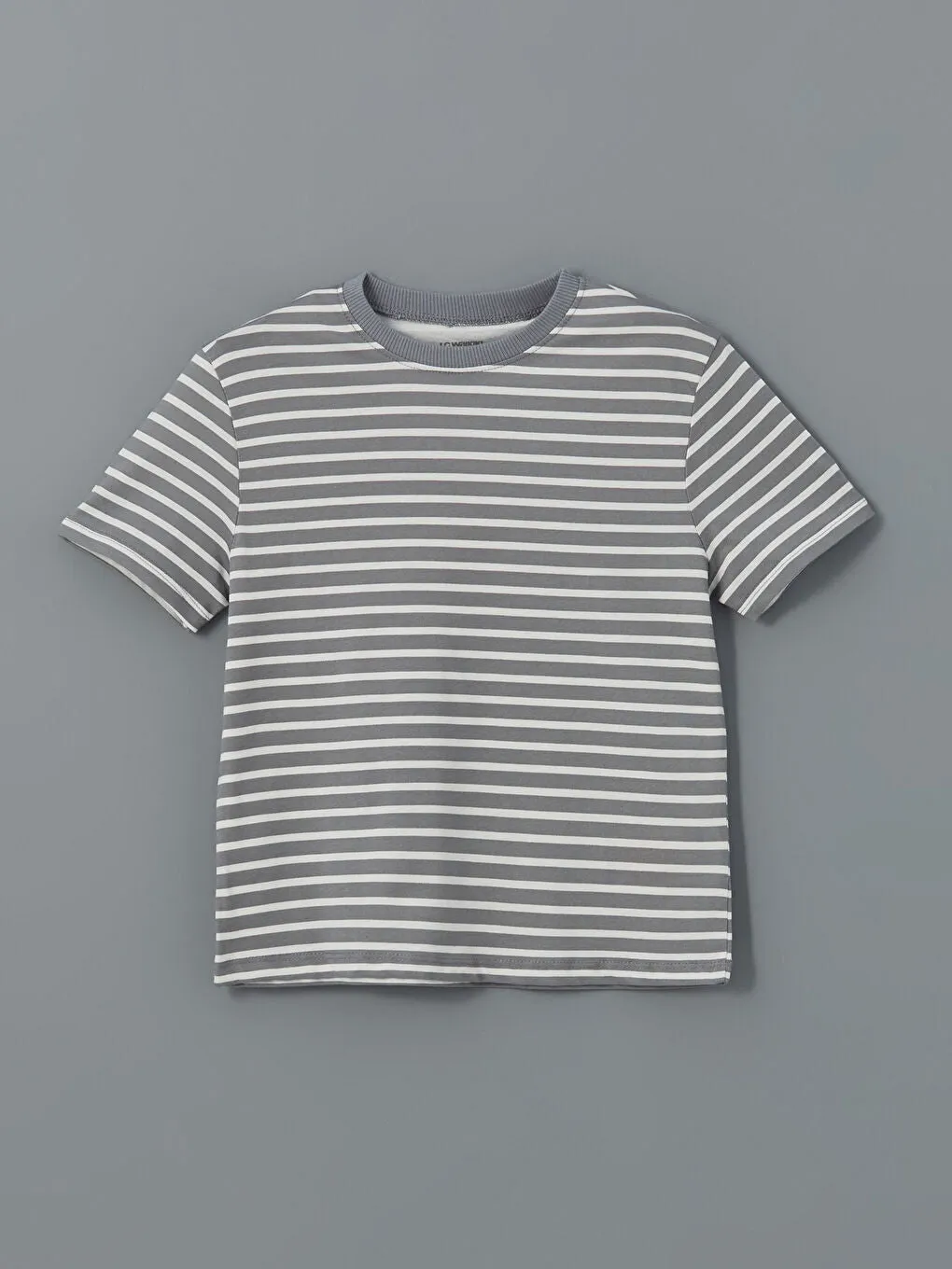 LCW Kids Ecru Crew Neck Printed Boys T-Shirt 3-Pack