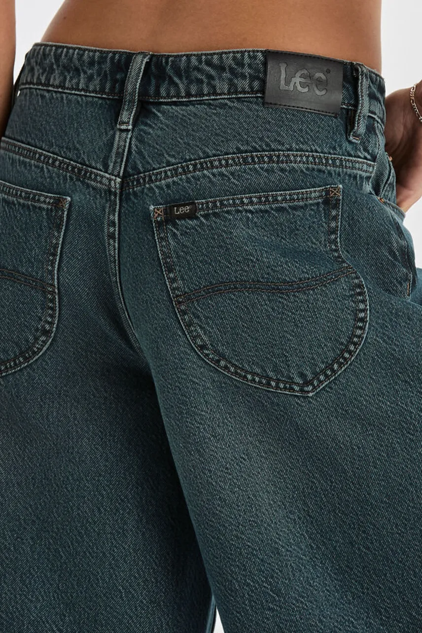 LEE LOW SLOUCH JORT - SMOKED TEA