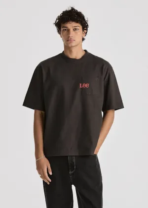 LEE OG Box Cutter Tee - Worn Black