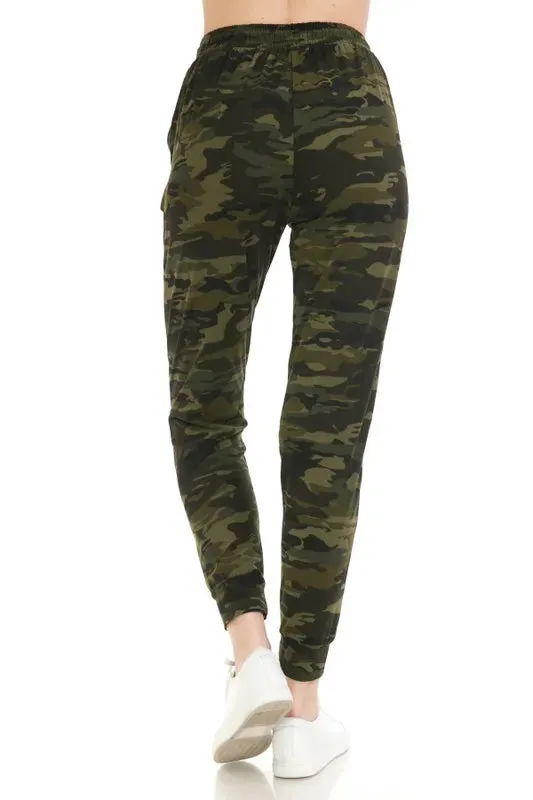 Leggings Depot Full Size Buttery Soft Joggers with Drawstring Plus Size