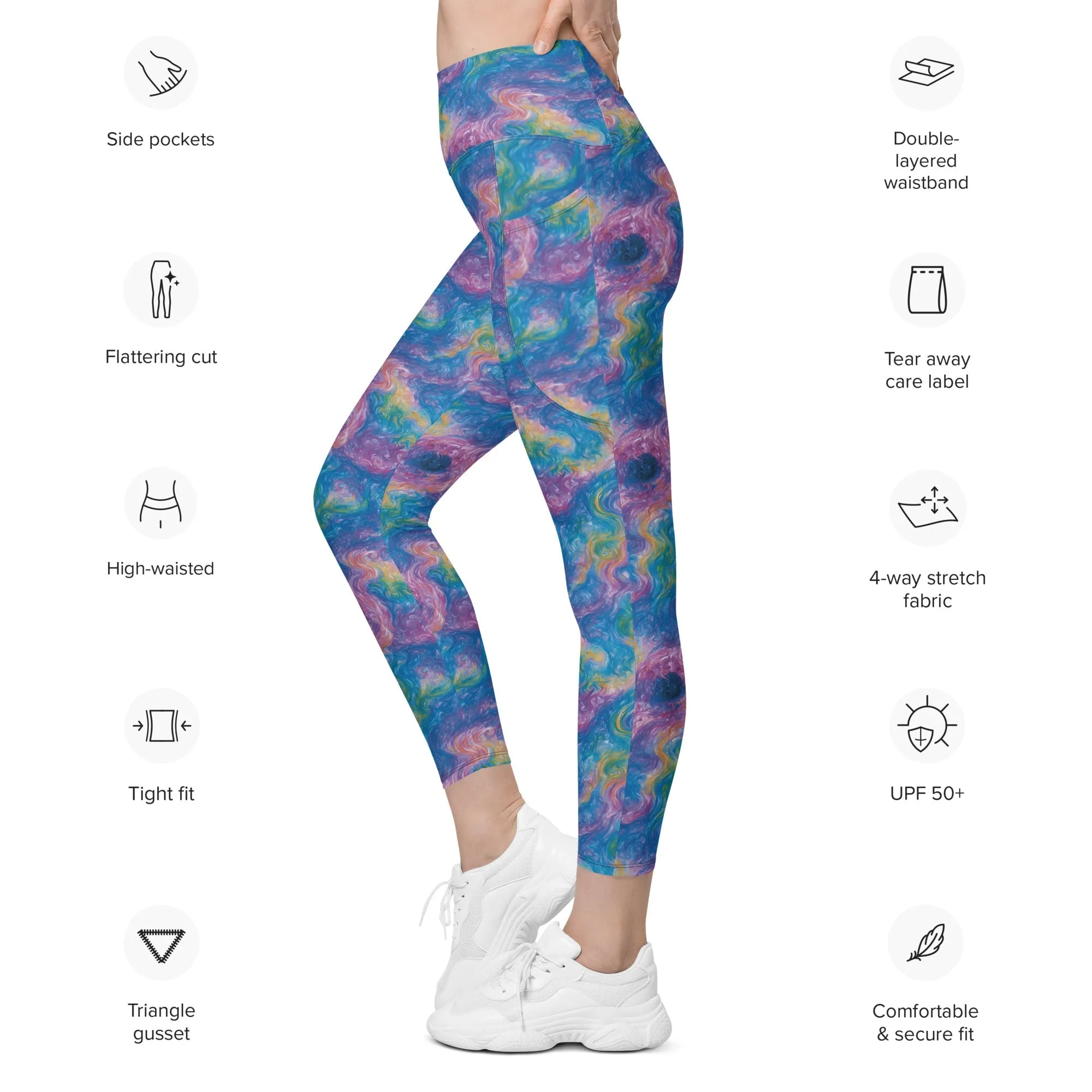 Leggings with Pockets Quantum Drift