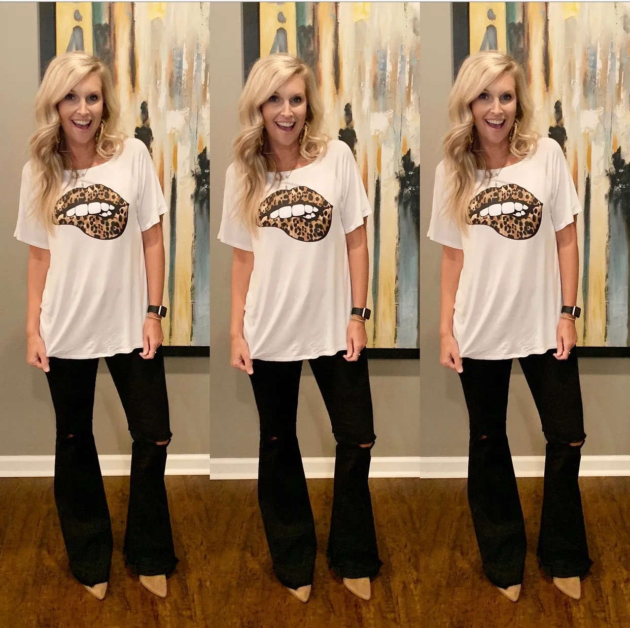 Leopard Lips Tee