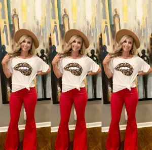 Leopard Lips Tee