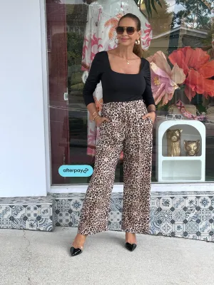 Leopard Relaxed Pant