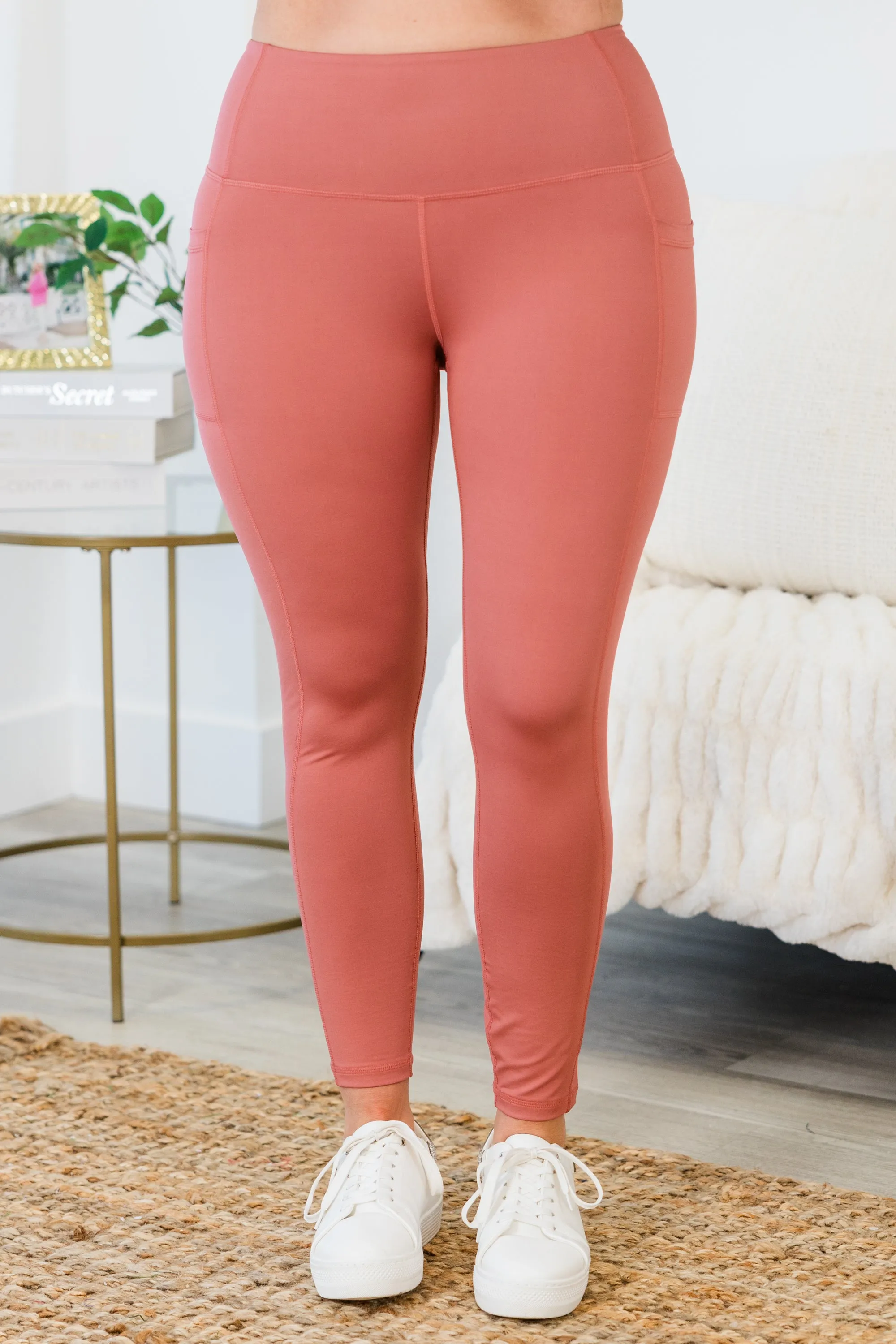 Let It Be Leggings, Brier Rose